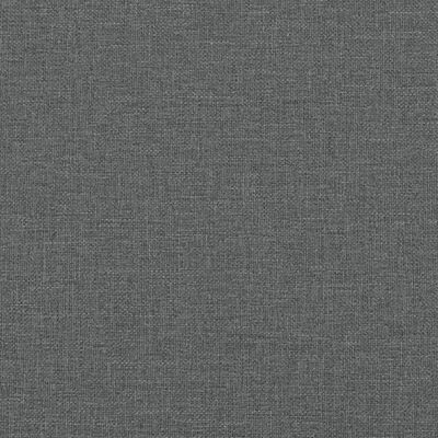 vidaXL Bänk med ryggstöd ljusgrå 120x62x75,5 cm mörkgrå