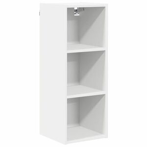vidaXL H&auml;ngande sk&aring;p Riga Vit 30 x 29,5 x 80 cm Konstruerat tr&auml;