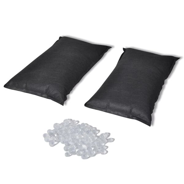 vidaXL Avfuktningsp&aring;se med Silica Gel 2 st 2 kg