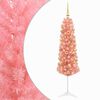 vidaXL Smal konstgjord julgran med julkulor 150 cm 150 LED-lampor