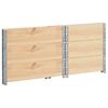 vidaXL Pallkrage 3 st 60x80 cm massiv furu
