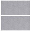 vidaXL Trappsteg 2 st 50 x 25 cm Silver Aluminium Rektangul&auml;r