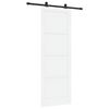 vidaXL Skjutd&ouml;rr ORKDAL Vit 83 x 232 cm Massiv furu