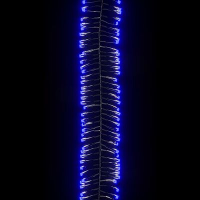 vidaXL Ljusslinga med 2000 LED cluster blå 40 m PVC