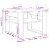 vidaXL Kaffeebord Sonoma-ek 64 x 54 x 44 cm Konstruerat tr&auml;