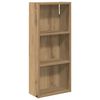 vidaXL Badrumsv&auml;ggsk&aring;p Artisan Ek 30 x 14 x 70 cm Konstruerat tr&auml;