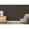 DUTCH WALLCOVERINGS Tapet Geometric svart och guld