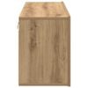 vidaXL Väggmonterad tv-bänk artisan ek 100x30x41 cm