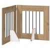vidaXL F&auml;llbar hundgrind med stativ 2 st Artisan-ek 120,5 cm