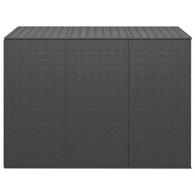 vidaXL Dynbox PE-rotting 145x100x103 cm svart