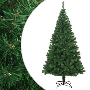 vidaXL Plastgran med tjocka grenar gr&ouml;n 210 cm PVC