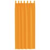 vidaXL Voile gardiner med öglor 2 st orange 140x260 cm
