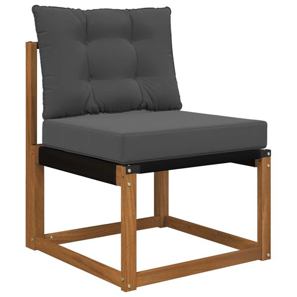 vidaXL Utomhus Soffa Kudde 2 pcs Antracit Polyester