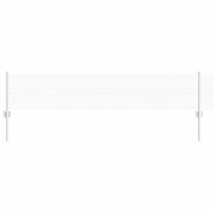 vidaXL St&auml;ngsel med stolpe Silver