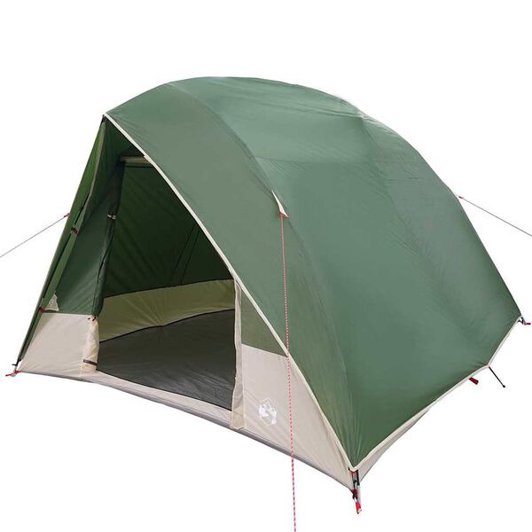 vidaXL Campingt&auml;lt med tak med lagring Gr&ouml;n 275 x 230 x 140 cm taffeta