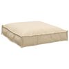vidaXL Pallkuddset 2 pcs Beige Oxford Tyg