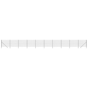 vidaXL St&auml;ngsel antracit 1,6x25 m galvaniserat st&aring;l