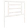 vidaXL S&auml;nggavel vit 96x4x100 cm massiv furu