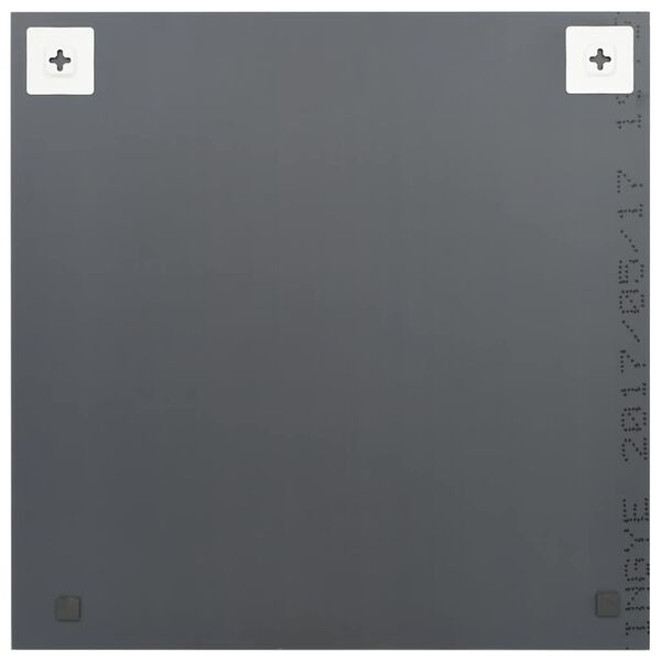 vidaXL Väggspegel fyrkantig 50x50 cm glas