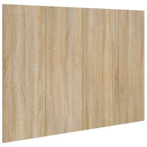 vidaXL S&auml;nggavel sonoma-ek 120x1,5x80 cm konstruerat tr&auml;