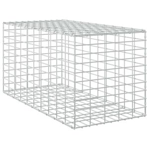 vidaXL Gabion med 5 mm Tr&aring;d och 5x10 cm Maska 50x100x50 cm