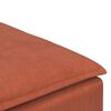 vidaXL Modul&auml;r soffa fotpallsmodul r&ouml;d orange 100x100x48 cm