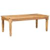 vidaXL Kaffeebord Brun 110 x 55 x 40 cm Massivt mangotr&auml;