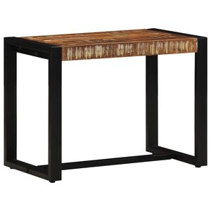 vidaXL Bänk flerfärgad 60x35x45 cm massivt trä återvunnet