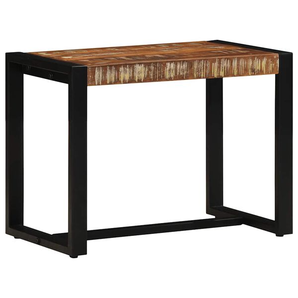 vidaXL Bänk flerfärgad 60x35x45 cm massivt trä återvunnet