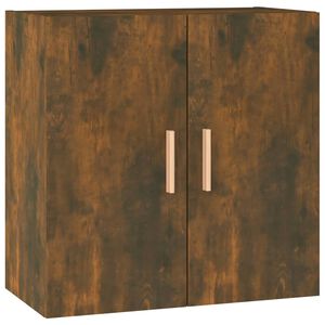 vidaXL V&auml;ggsk&aring;p r&ouml;kf&auml;rgad ek 60x30x60 cm konstruerat tr&auml;