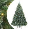 vidaXL Konstgjord julgran med 300 LED-lampor Gr&ouml;n 240 cm PE och PVC
