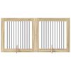 vidaXL Hundgrind med st&auml;llningar 2 pcs Sonoma-ek 100 x 100 cm