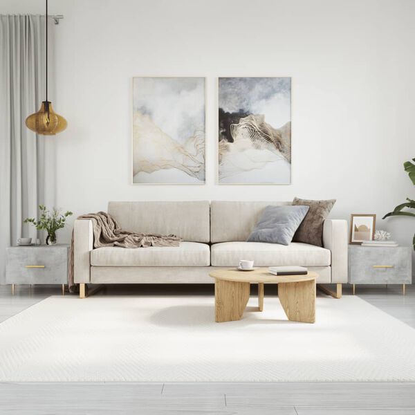 vidaXL Soffbord 2 st betonggrå 50x50x40 cm konstruerat trä