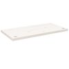 vidaXL Skrivbordsskiva vit 80x40x2,5 cm massiv furu