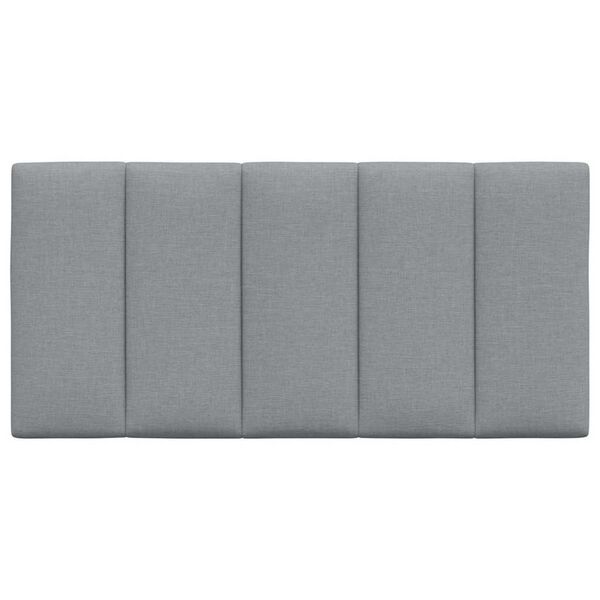 vidaXL Headboard Cushion "Hanko" Light Grey 100 cm Fabric