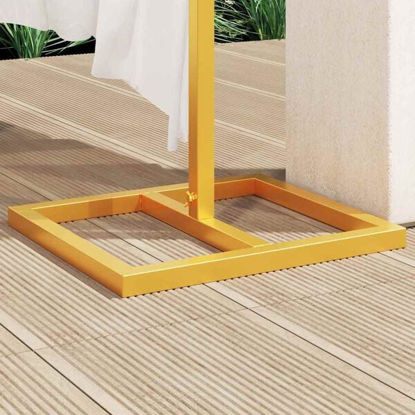 vidaXL Br&ouml;llopsb&aring;ge Guld 338 x 35 x 300 cm St&aring;l