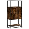 vidaXL H&ouml;gsk&aring;p r&ouml;kf&auml;rgad ek 68x35x139 cm konstruerat tr&auml; och metall
