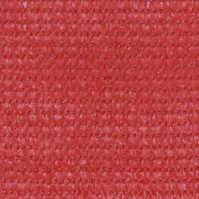 vidaXL Balkongskärm röd 120x500 cm HDPE