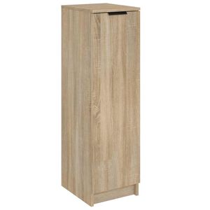 vidaXL Skosk&aring;p sonoma-ek 30x35x100 cm konstruerat tr&auml;