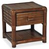 vidaXL S&auml;ngbord 45x45x40 cm bambu m&ouml;rkbrun