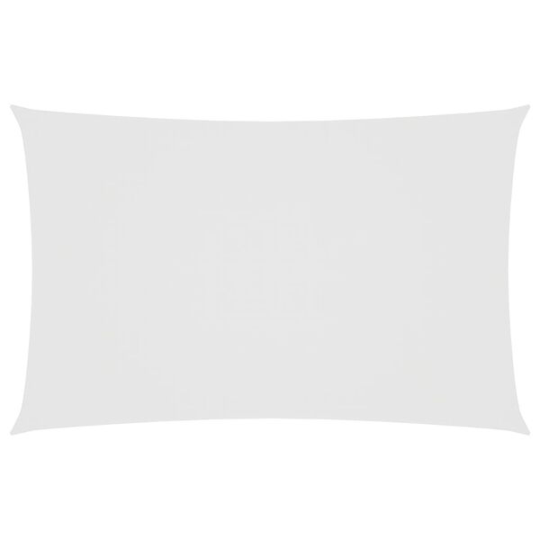 vidaXL Solsegel oxfordtyg rektangul&auml;rt 5x8 m vit