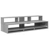 vidaXL Studio skrivbord Gr&aring; Sonoma 110 x 42,5 x 36 cm Konstruerat tr&auml;