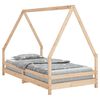 vidaXL S&auml;ngram f&ouml;r barn 90x190 cm massiv furu