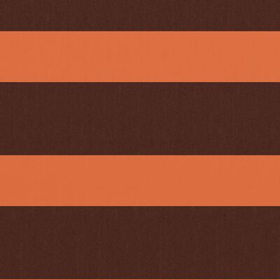 vidaXL Balkongskärm orange och brun 120x600 cm oxfordtyg