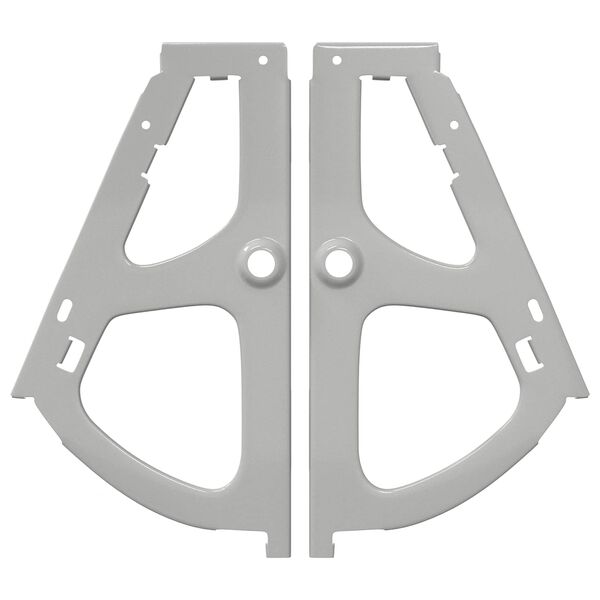 vidaXL Flip-drawer h&auml;ngsel 12 pcs Silver 235 x 155 x 30 mm J&auml;rn