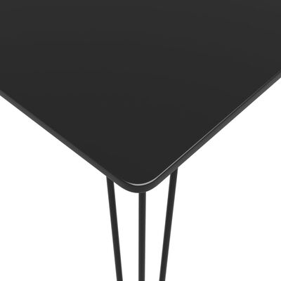 vidaXL Barbord svart 120x60x105 cm