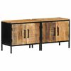 vidaXL Nattduksbord 2 st Brun och svart 50 x 30 x 45 cm