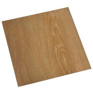 vidaXL Sj&auml;lvh&auml;ftande golvplankor 30,5 x 30,5 cm 20 pcs PVC tr&auml;