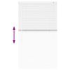 vidaXL Persienner Vit 130 x 80 cm Aluminium