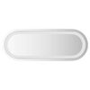 vidaXL Badrumsspegel LED 40x15 cm oval